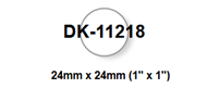 Етикети Brother DK-11218, кръгъл с диаметър 24mm(съвместими)