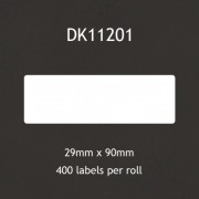 Етикети Brother DK-11201, 29mm x 90mm, Стандартни етикети за адреси, съвместими