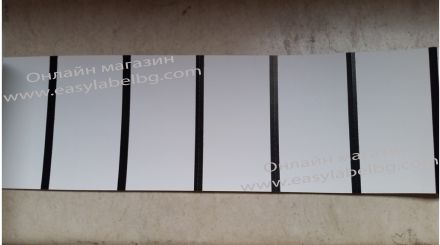 Етикети за стелажи на ролка, термодиректен картон, 70mm х 38mm, бели, 1000бр.