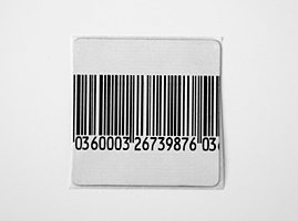 RF етикети за охрана на стоки, 30mm x 30mm 