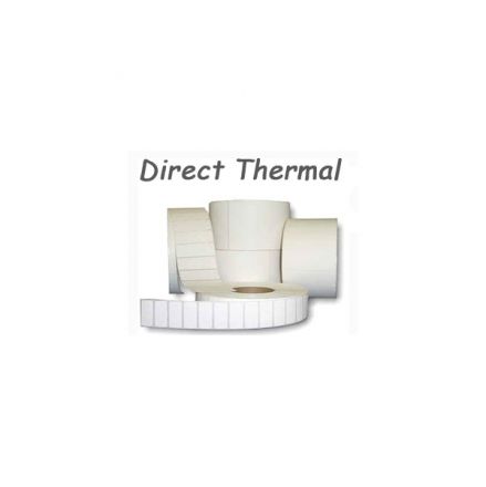 50 Rolls White Direct Thermal Labels, 47mm x 61.50mm /1/ 250, core Ø25mm 