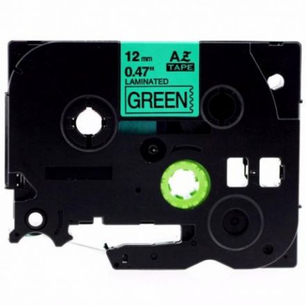 Съвместим Brother TZe-731 Tape Black on Green Laminated 12mm