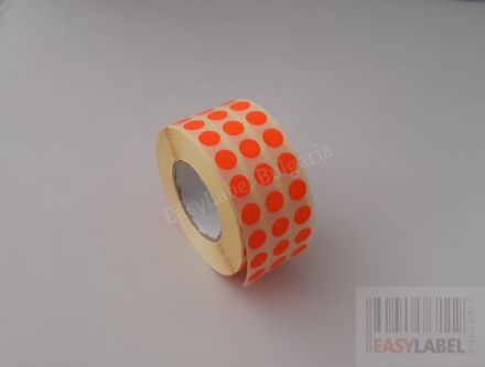 SELF-ADHESIVE LABEL ROLL, Coloured, Ø10mm, 32 000 