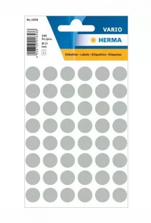 Multi-purpose labels / colour dots, Ø13mm, round, permanent adhesion, for hand lette